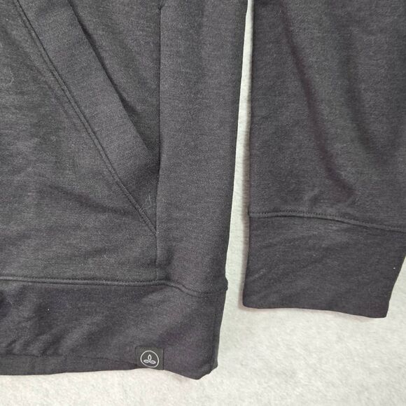 prAna Men’s Altitude Tracker Full Zip Hoodie II In Black Large NEW $120 - Picture 5 of 11